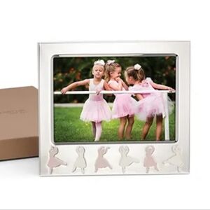 NIB - Reed & Barton Silver Ballerina 5x7 Frame